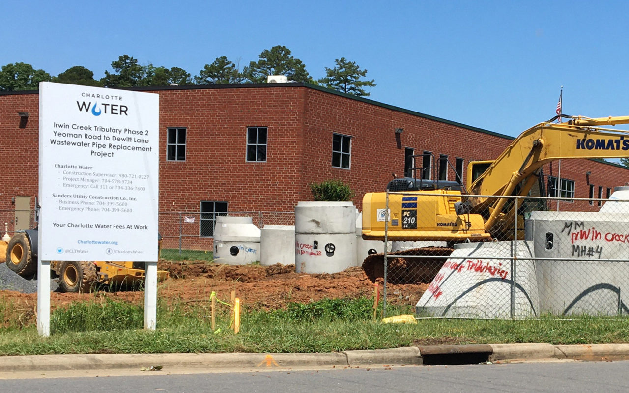 Irwin Creek Tributary Phase 2 Yeoman Road to DeWitt Lane Wastewater